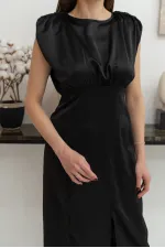 Eteği Yırtmaçlı Helen Elbise