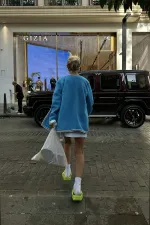 Şeritli Bukle Hırka