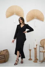 Robe Atlas à volants