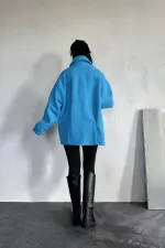 Etiketli Pile Detaylı Ceket