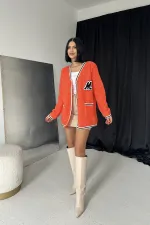 Şeritli Bukle Hırka