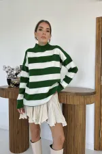 Striped Knit Sweater