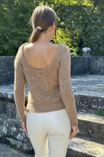 Boncuklu Triko Kazak