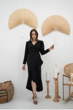 Robe Atlas à volants