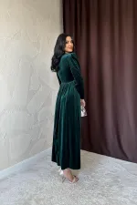 Göğüs Altı Taşlı Elbise