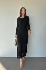 Astarlı Triko Elbise