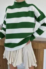 Striped Knit Sweater