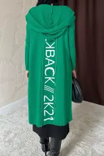 Arkası Yazılı Hırka