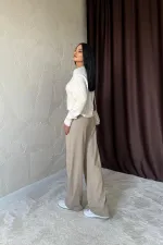 Pull en tricot perlé zigzag