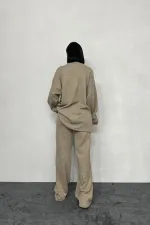 Casual Blouse and Trouser Set