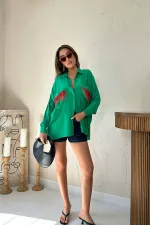 Cepli Püsküllü Gömlek