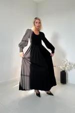 Robe à col ras du cou