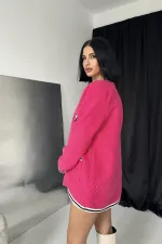 Şeritli Bukle Hırka