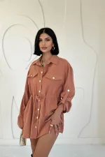 Tunnel Shirt with Snaps