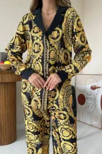 Shirt and Printed Trouser Set