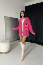 Şeritli Bukle Hırka