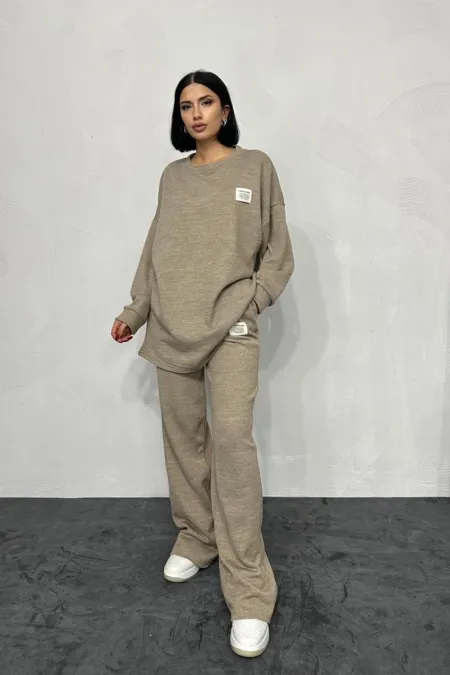 Casual Blouse and Trouser Set