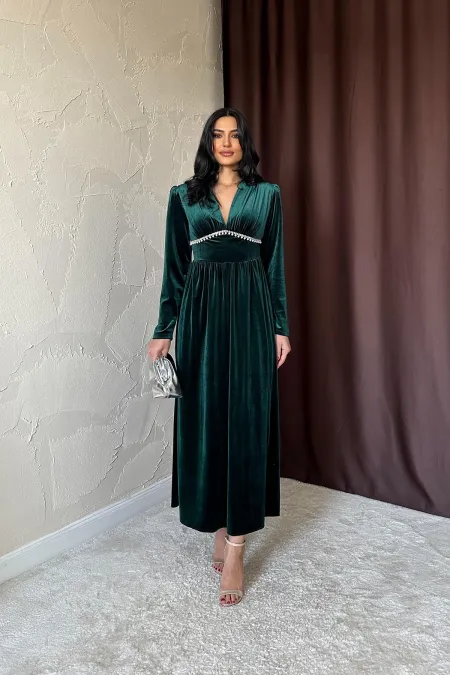 Underbust Stoned Dress