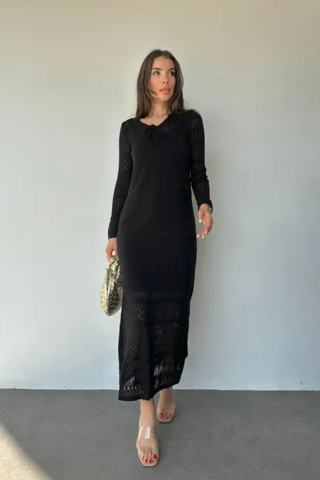 Astarlı Triko Elbise