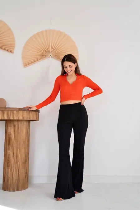 Pantalon à pattes d'éléphant