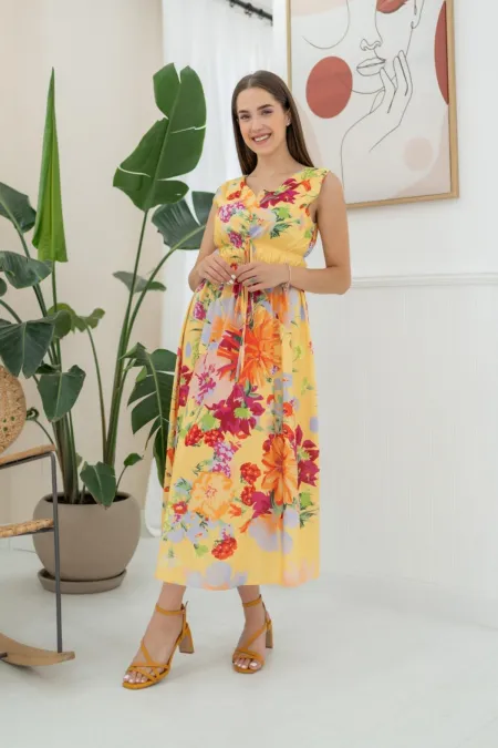 Floral Patterned Summer Dress