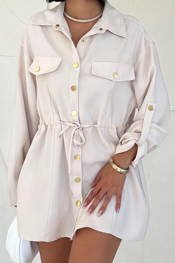 Tunnel Shirt with Snaps