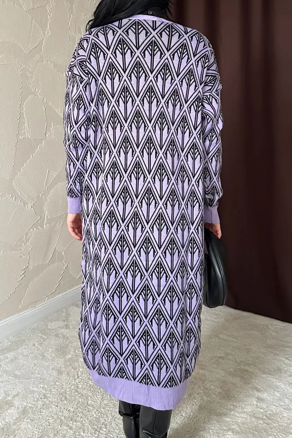 Cardigan en tricot boutonné