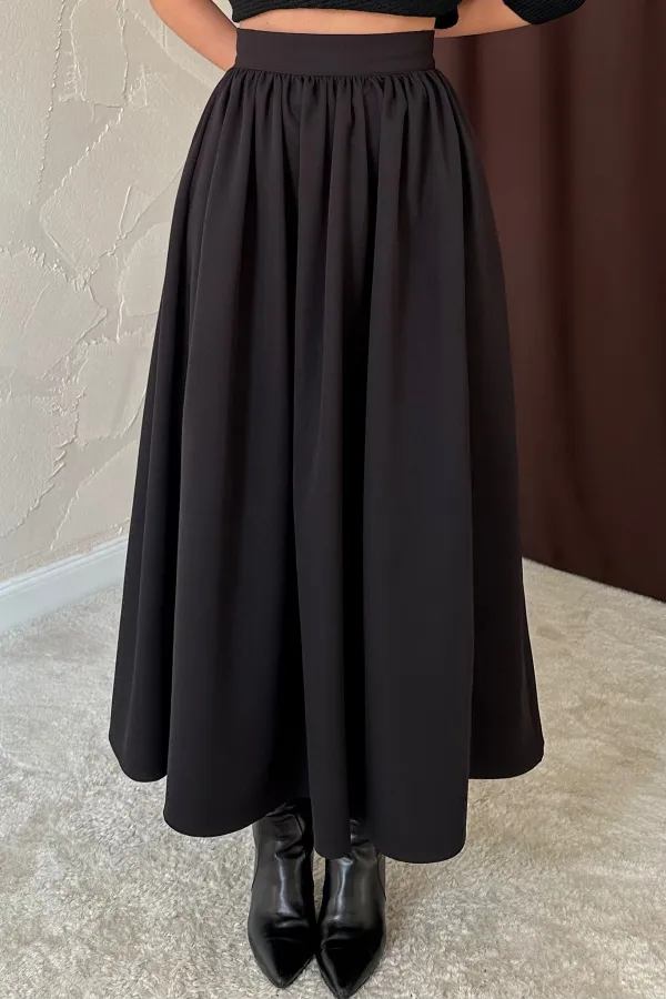Pleated Waist Skirt