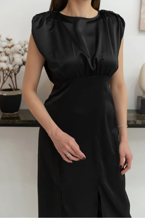 Eteği Yırtmaçlı Helen Elbise