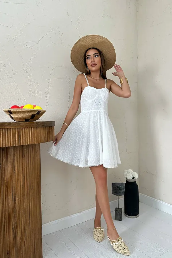 Strappy Cutout Mini Dress