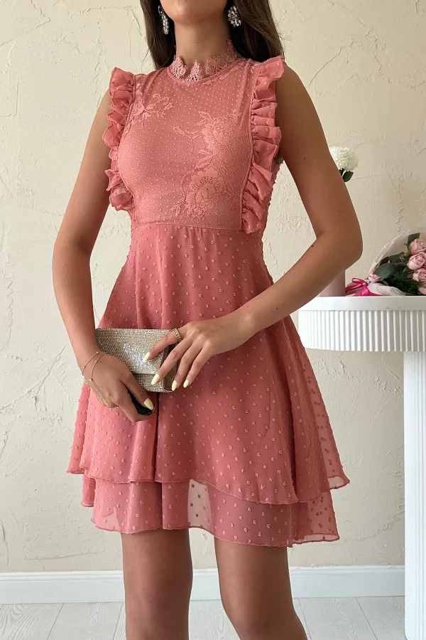 Çiçek Desenli Elbise