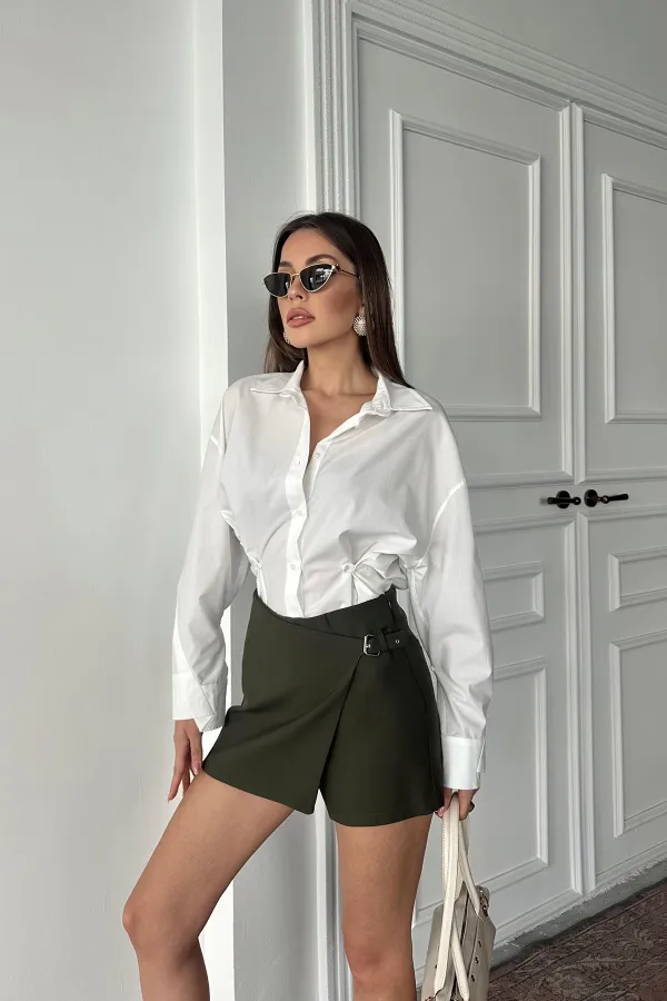 Jupe short à boucles