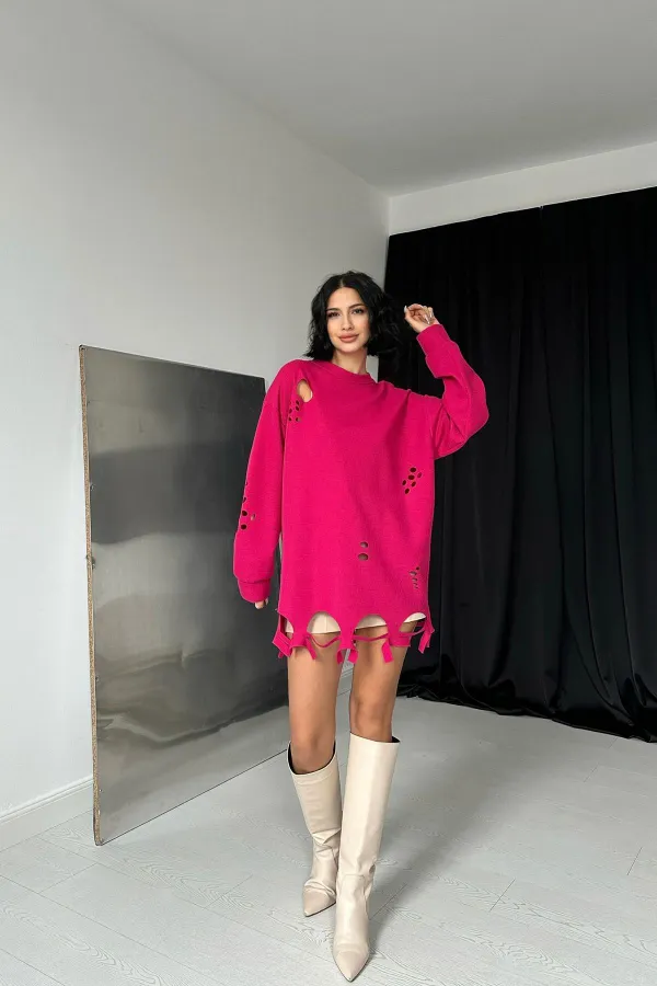 Chemisier découpé au laser