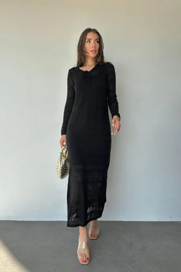 Astarlı Triko Elbise