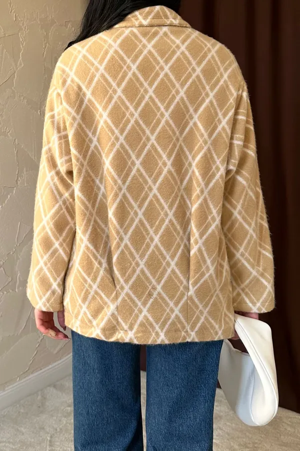 Polar Baklava Ekose Ceket