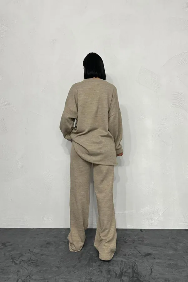 Casual Blouse and Trouser Set