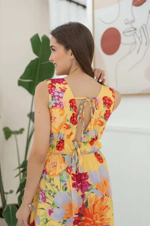 Floral Patterned Summer Dress