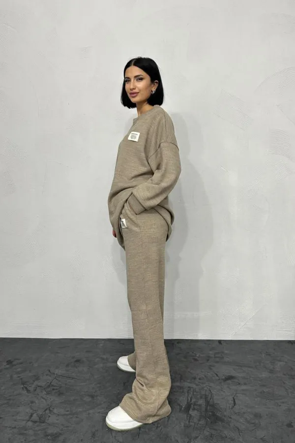 Casual Blouse and Trouser Set