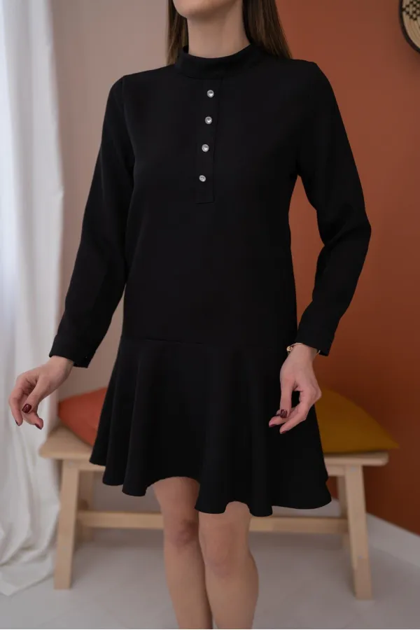 Classic Plain Mini Dress