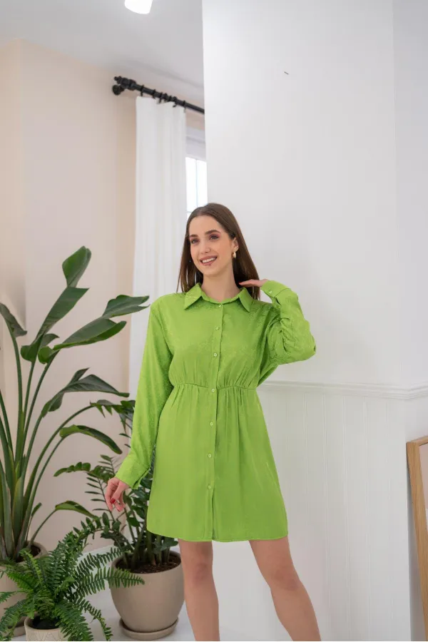 Robe en jacquard à motifs