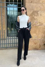 Pantalon de jogging à taille élastique décontractée