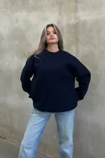 Basic Crew Neck Oversize Sweatshirt