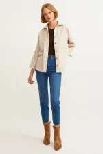 Ribbed Halter Neck Knitted Tank Top