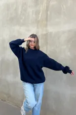 Basic Crew Neck Oversize Sweatshirt