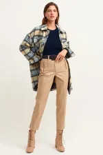 Fitilli Halter Yaka Örme Atlet