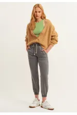 Ribbed Halter Neck Knitted Tank Top