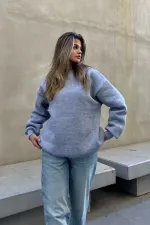 Basic Crew Neck Oversize Sweatshirt