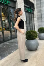 Relaxed Beli Lastikli Jogger Pantolon