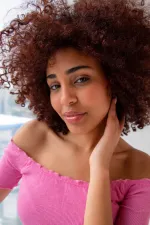 Örme Carmen Yaka Crop Bluz