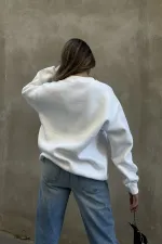 Basic Crew Neck Oversize Sweatshirt